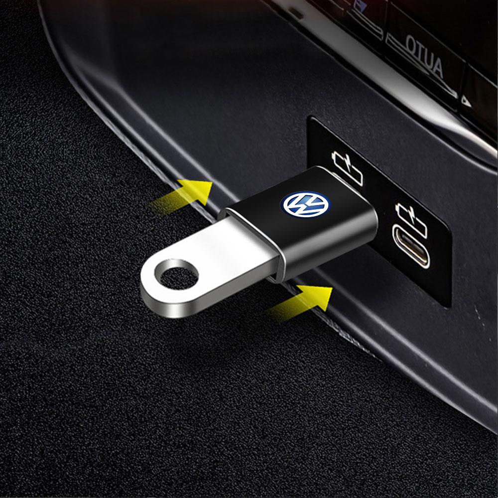 2026 Hot For VW VOLKSWAGEN Car Charger USB Converter Fast Charging Auto Accessories For Volkswagen VW R GTI Golf Polo Beetle  Pa