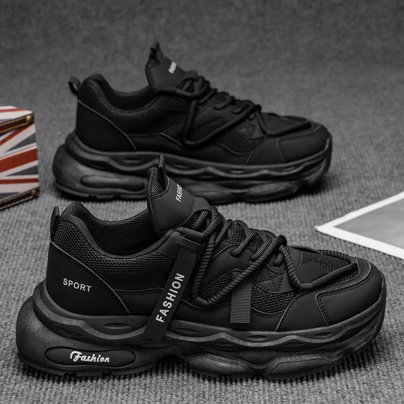 Autumn men's shoes Guochao retro niche thick-soled men's trend versatile casual running sports shoes