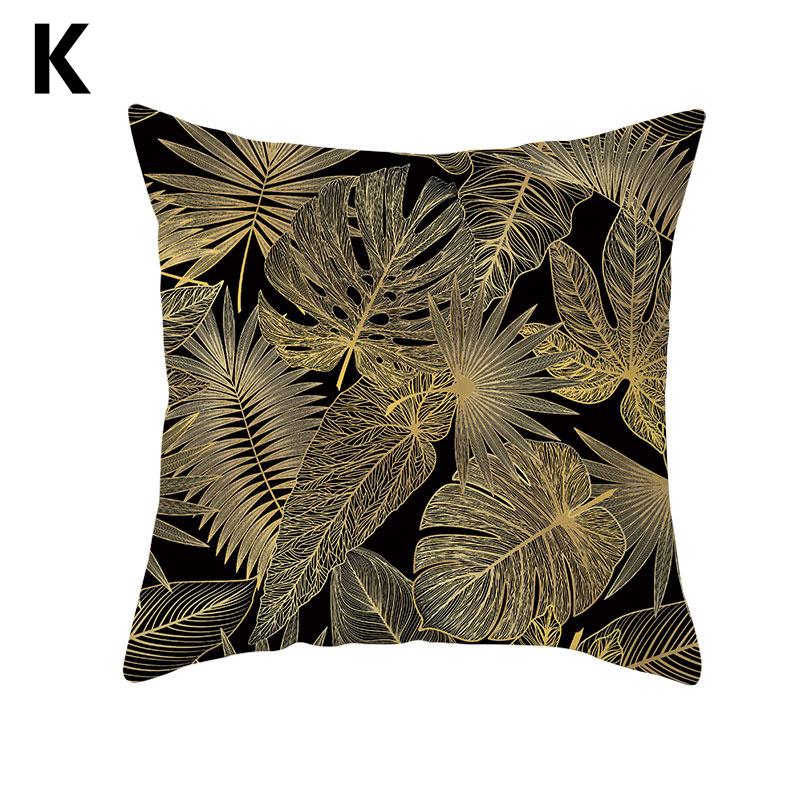 gold leaf cushion