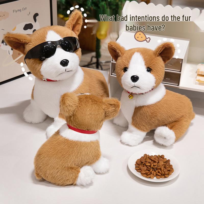 

Corgi and Shiba Inu Plush Toy - Cozy Comfort Companion for Kids 25cm (120g)