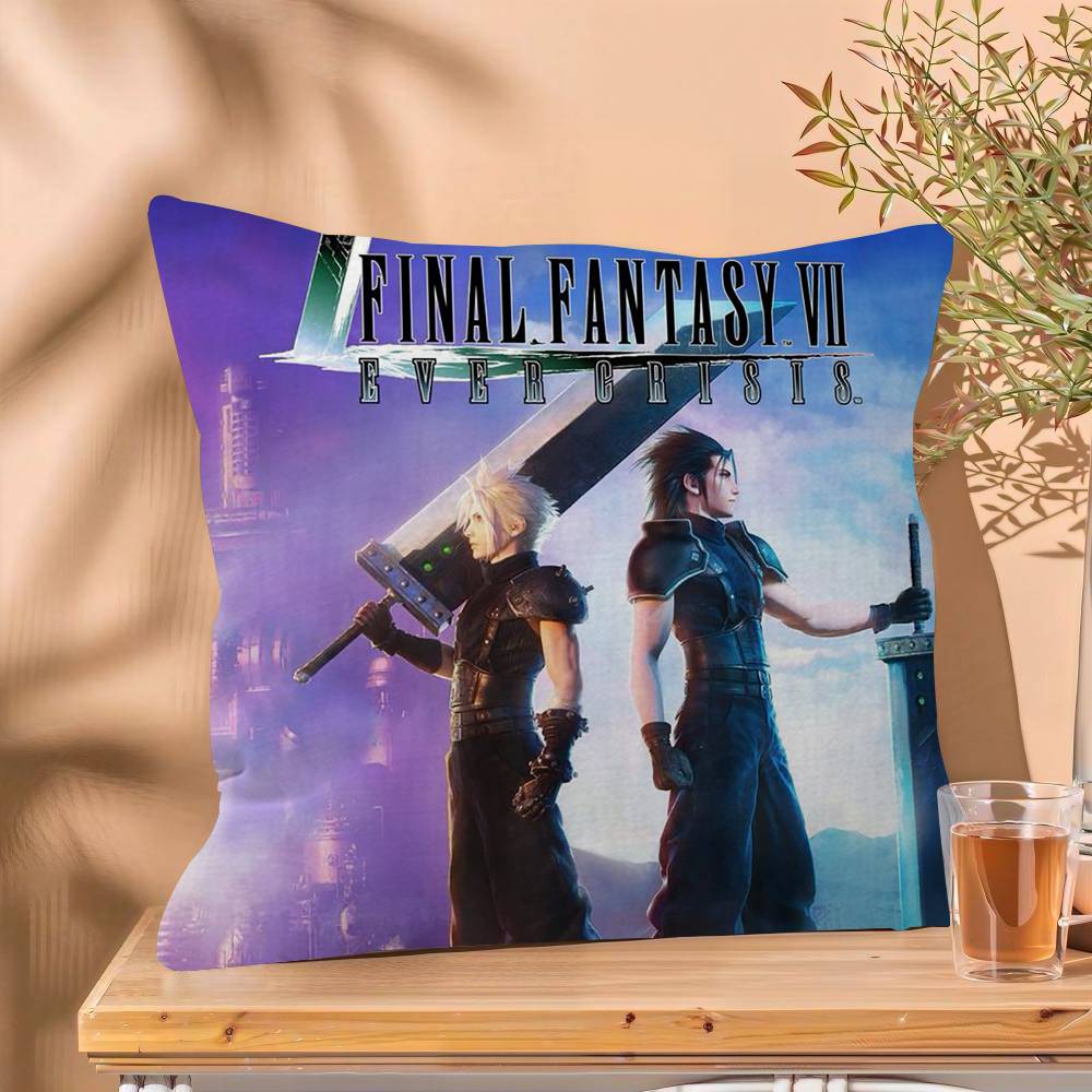 

FFinal Fantasy TTafa Cloud Sephiroth Game Pillow Cover Kids Bedroom Wild Party Decor Pillowcase kid Birthday 30x30 cm