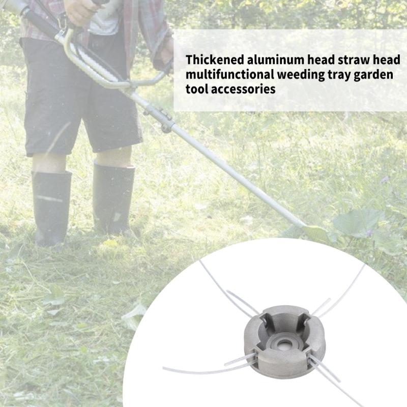 Professional Design Weeds Eater Head Thicken Aluminum Alloy Trimmer Head Replacements For Long Terms Landscaping Use