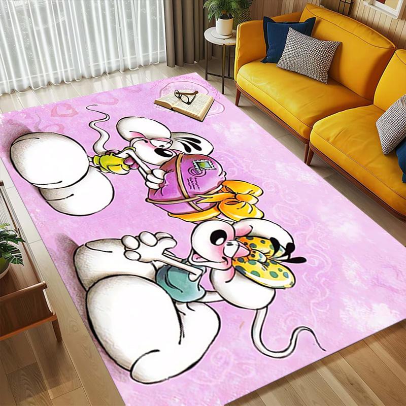 Mouse Love Living Room Nonslip Area Rug Soft Carpet For Bedroom Game Playroom Sofa Office Home Decor Doormat Christmas Gift C926815