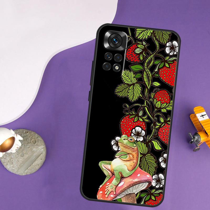 Hippie Mushroom Frog shrooms Case For Xiaomi Redmi Note 13 Pro 14 12 9 10 11 Pro 10S 11S 12S Redmi 10C 13C 14C 12C Cover