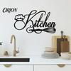 DIY Kitchen Wall Decoration Minimalist Stickers, Waterproof PVC Decals with Handwritten Chef Hat Decorative Stickers for And Egg Beater Design, Modern