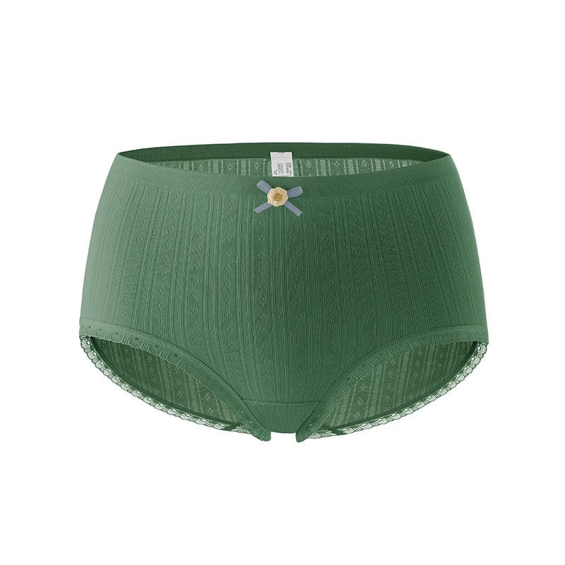 Naked Seamless Panties Women'S Mid-Waist Peach Buttocks Are Sweet And Breathable, Soft And Waxy, Skin-Friendly Buttocks, Cotton Crotch Women'S Briefs