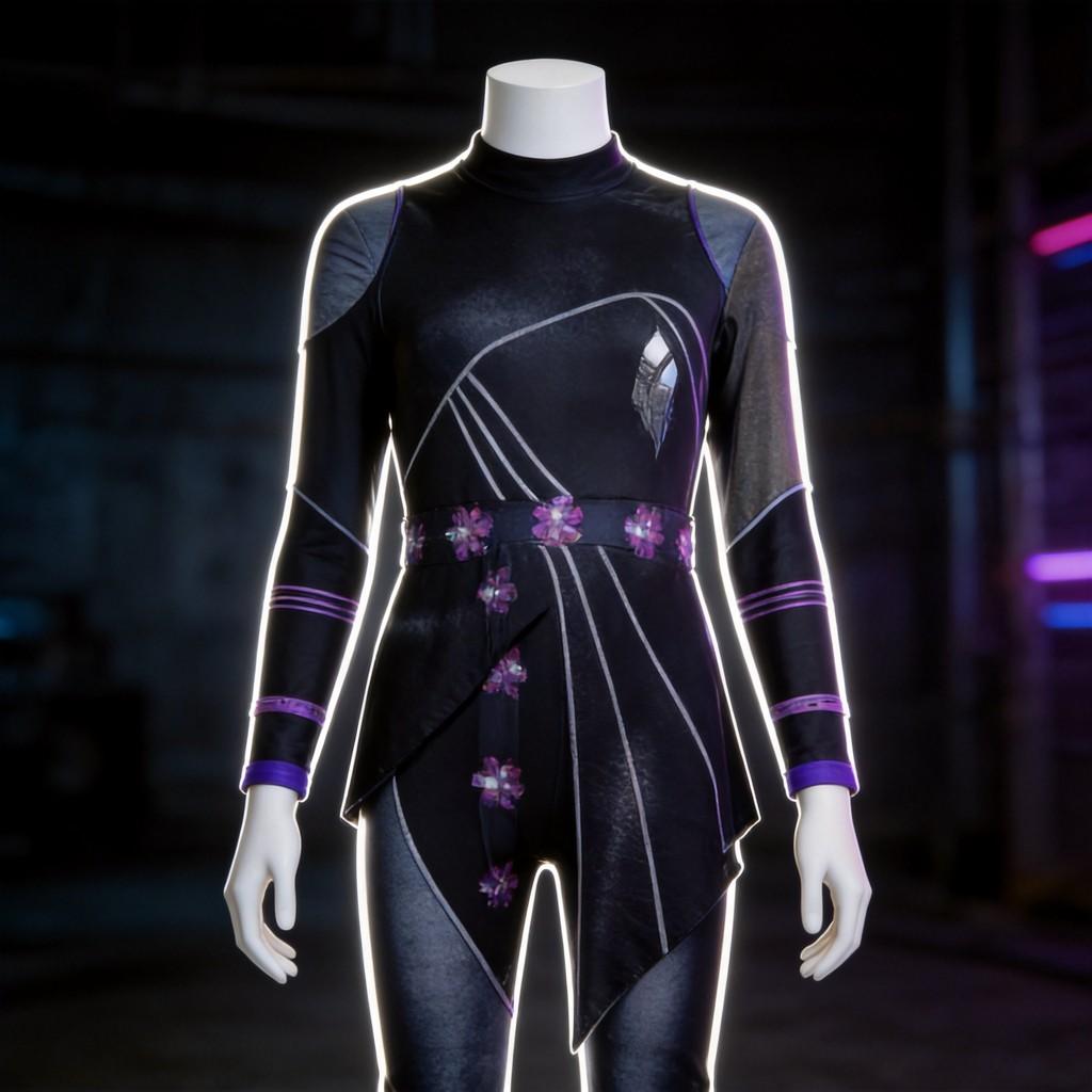 Kpop Dämonenjäger Rumi Zoey Mira Cosplay Catsuit Aus Kunstleder für Halloween Party Performance