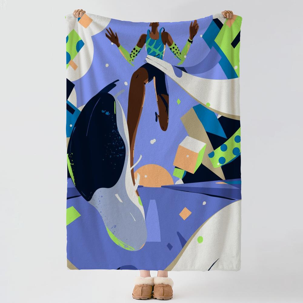 Artist S-Soren Selleslagh-H Throw Thick Comfort Flannel Quilt, Multi-scene Use Indoor Outdoor Daily Nap