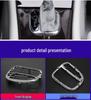 Compatible Mercedes-Benz C-Class W203 Gear Shift Lever Decor Ring - Silver Electroplated.