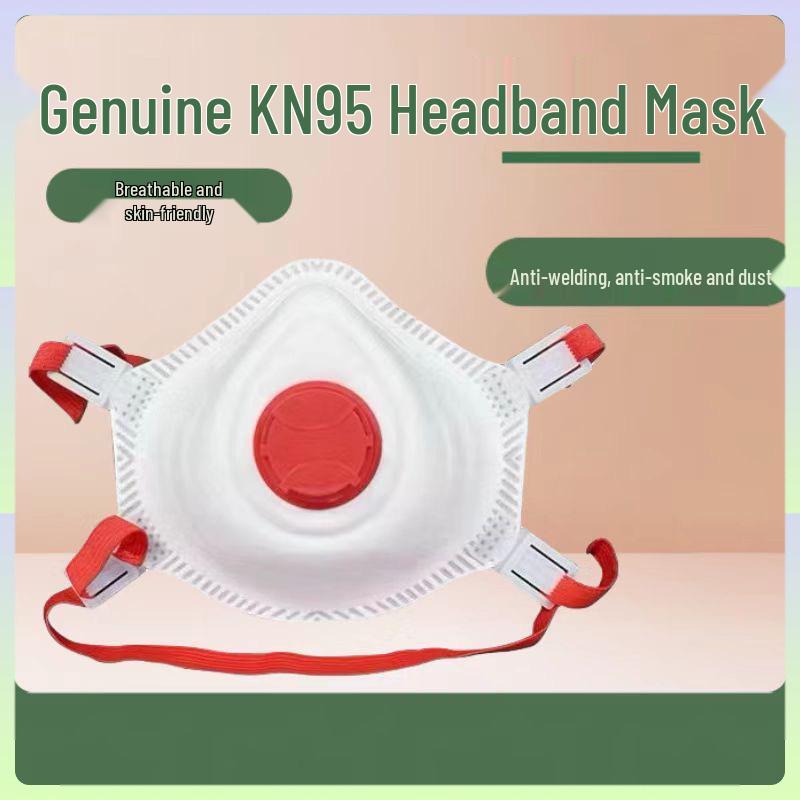 Dustproof Head-Mounted Breathing Valve Mask for Industrial Use