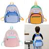 Adorable Cartoon Bear Backpack For Kids Spacious Durable Nylon School Bag For Boys And Girls
