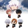 Adorable Jujutsu Kaisen Pvc Figure Set Includes Gojo Itadori Nobara And Fushiguro