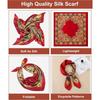 Large Size Satin Bandana Elegant Square Hijab Neckerchief Head Silk Scarf  Daily