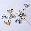 Cartoon Silver Heart-shaped Resin Diy Jewelry  Phone Cases Cups  Toothbrushes  Patches  Shoes  Hair Accessories Handcrafted Materials