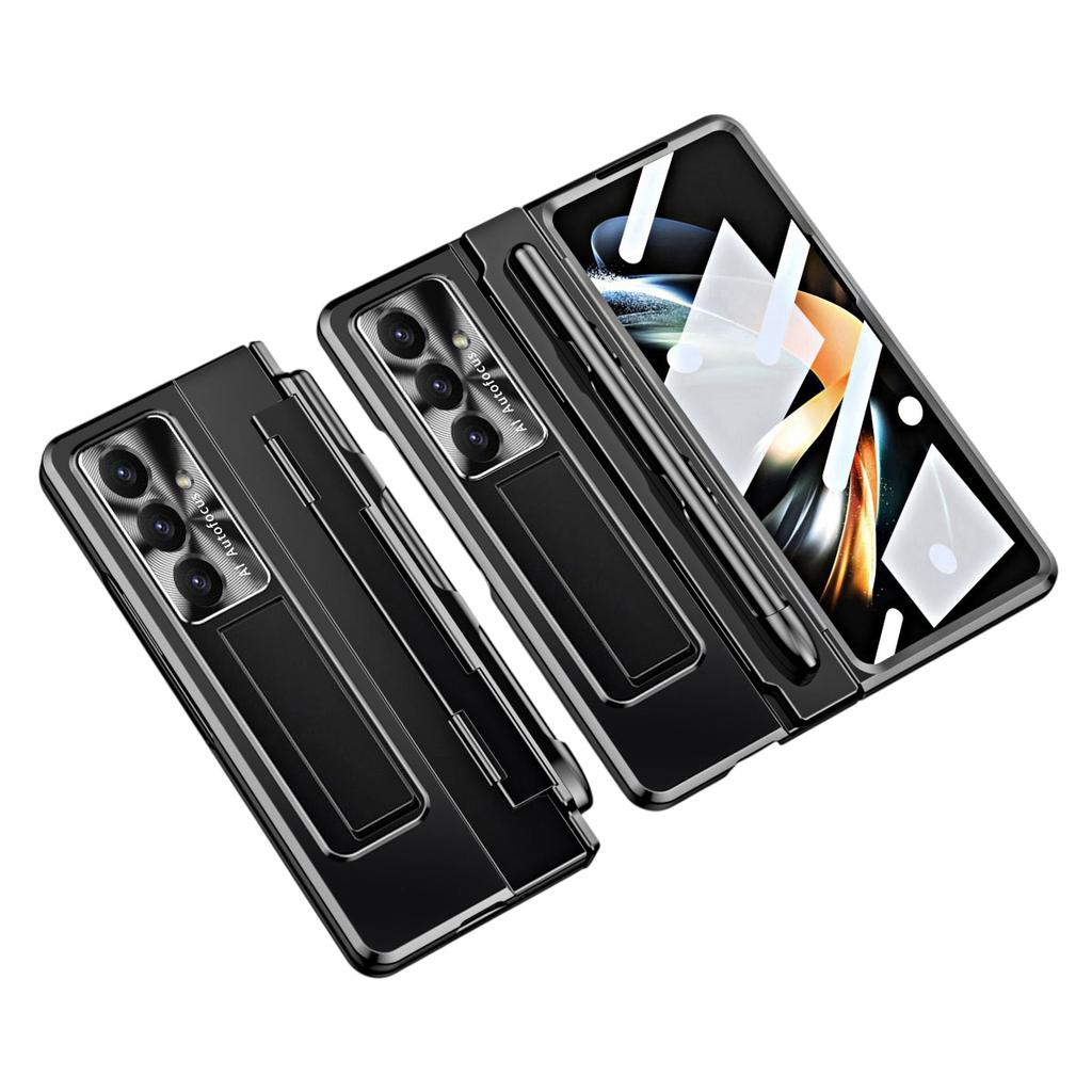 For Samsung Galaxy Z Fold7 5G Case Hinge Protection Hard PC Phone Cover with Screen Film/Stylus