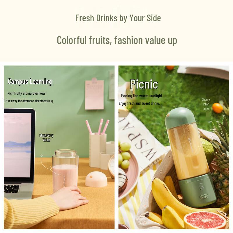 Joyoung Portable Wireless Fruit Juicer Blender CN plug (adapter included)