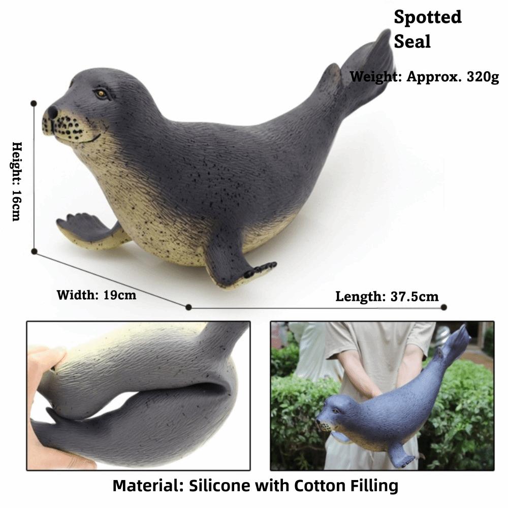 Large Size Ocean Animals Action Figures Great White Shark Model  Ocean Animal Simulation