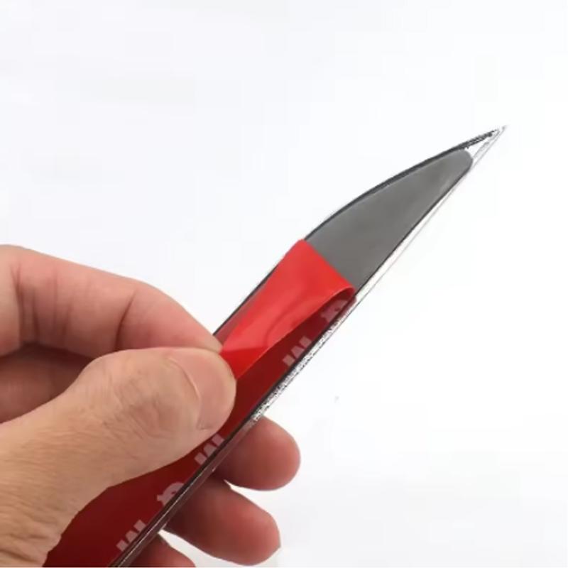 2-piece set x 3D Metal turbine logo car side mudguard blade logo badge sticker suitable for Volkswagen Golf Honda Toyota Fu