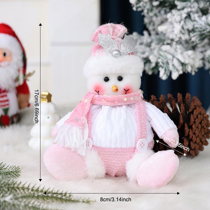1PC Christmas Decorations Dwarf Figurines Long-Legged Rudolph Christmas Gift Ornaments