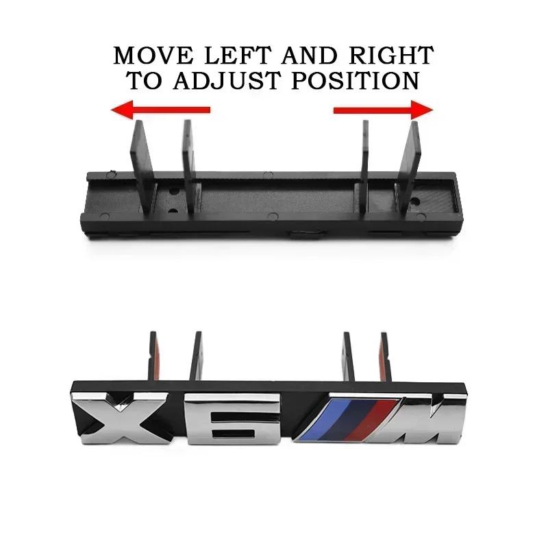 -BMW M Logo 3D Frontgrill Plakette Emblem Für X1 X2 X3 X4 X5 X6 X7 X8 E84 E83 F39 F10 F30 G11 G07 G80 G60 E60 E46 Auto Zubehör