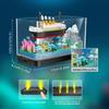 Ungiftig 579 Teile Aquarium Bausteine Kreativ Meeresblick Boot Eisberg Montage Modell Steine Mit Licht Kinderspielzeug Geschenke