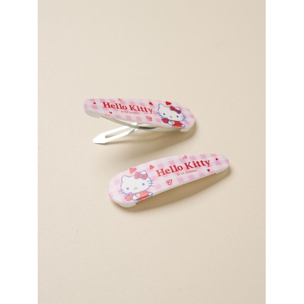

Daiso Hello Kitty Заколка для волос 2 шт. Красный бант