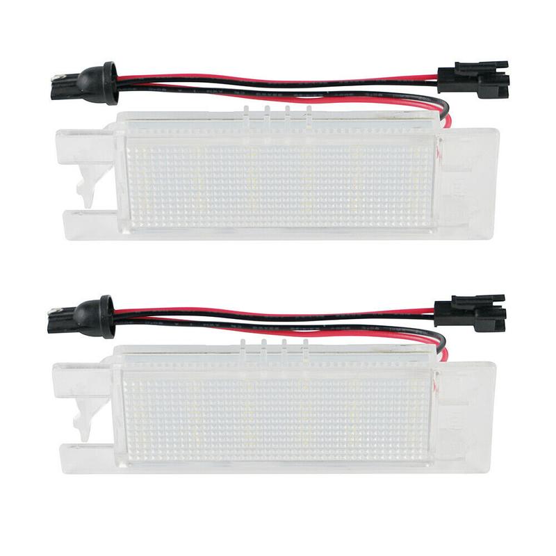 2 Pcs For Opel Astra H J OPC Corsa C D ignia Car LED Number License Plate Lights Lamp Auto Replacement Accessories