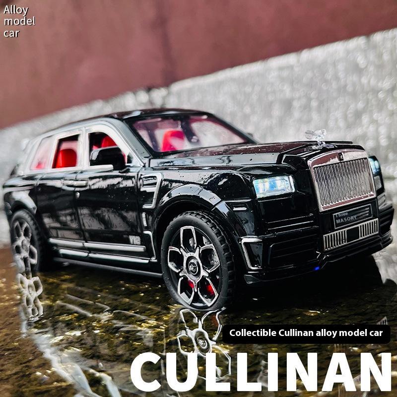1/24 Rolls-Royce Cullinan Automobile Model Metal Die Cast Simulation Sound Light Boy Birthday Gift Ornament Halloween Toys