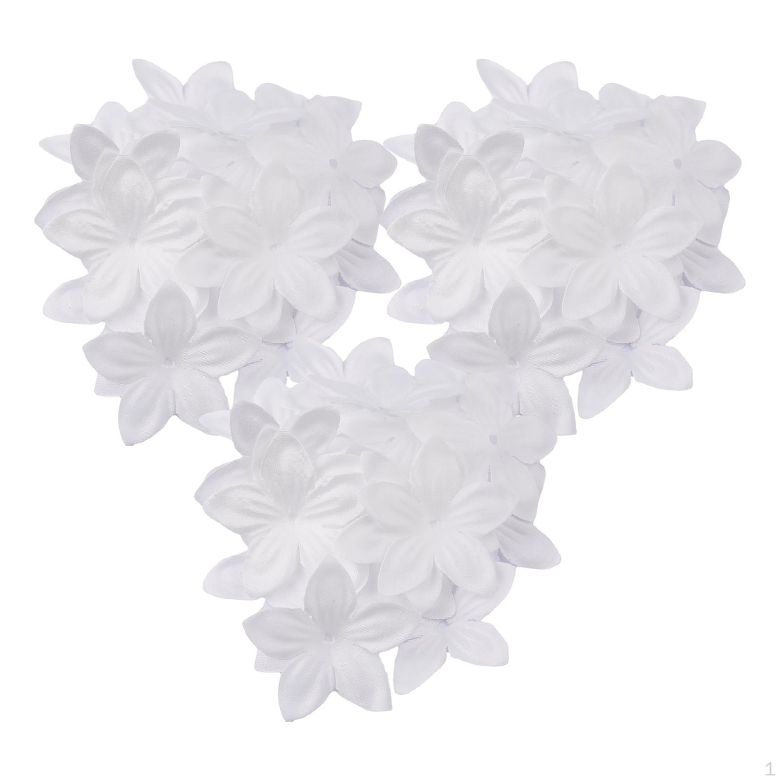 

300x Лепестки искусственных шелковых цветов 4 см Декоративные для рукоделия, россыпь для букета