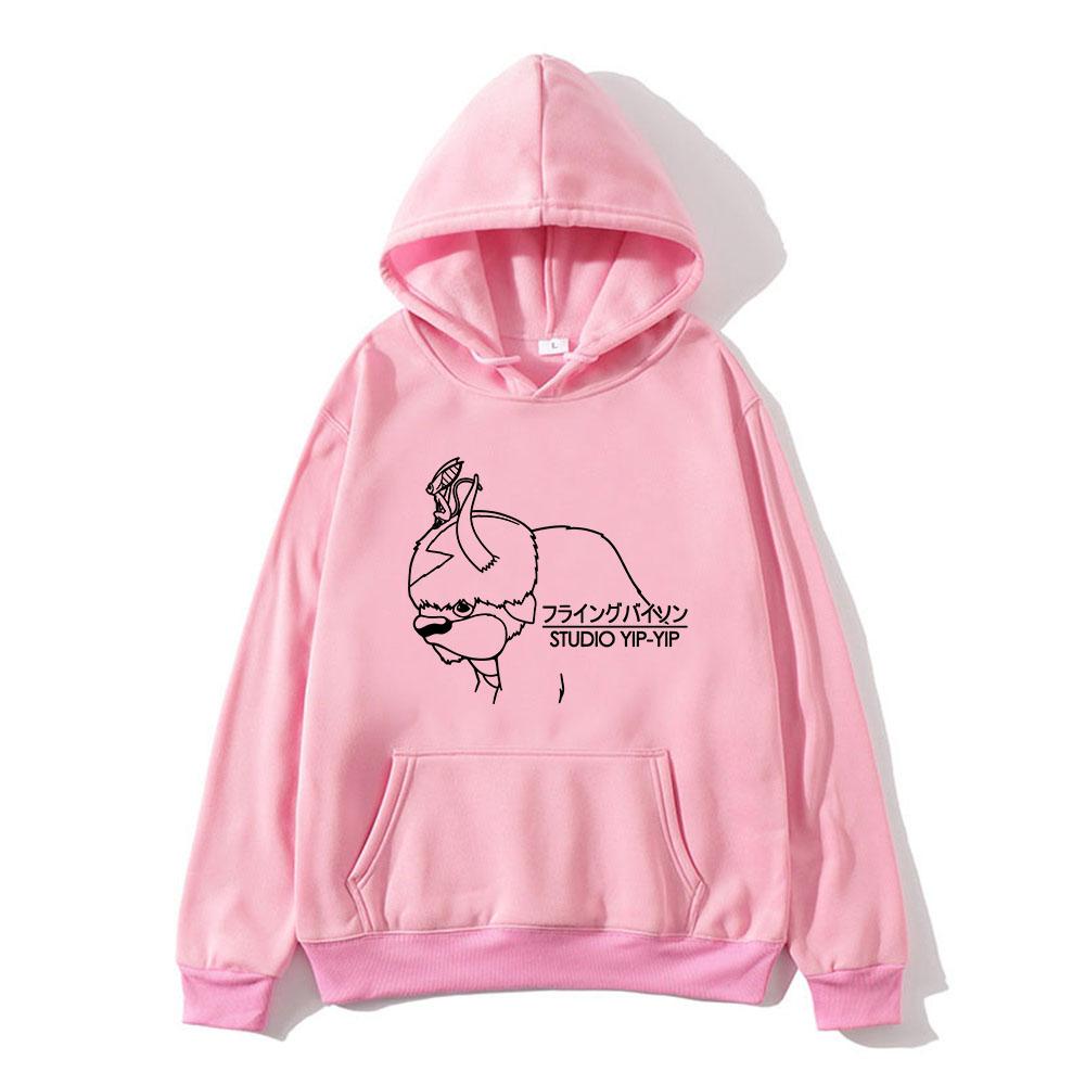 Avatar The Last Airbender Appa Sweatshirt Cartoon Print Fashion Casual with Hooded Hoodie Comfortable Fleece for Autumn/Winter