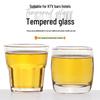 210ml Tempered Glass Striped Beer Mugs, 48-Pack