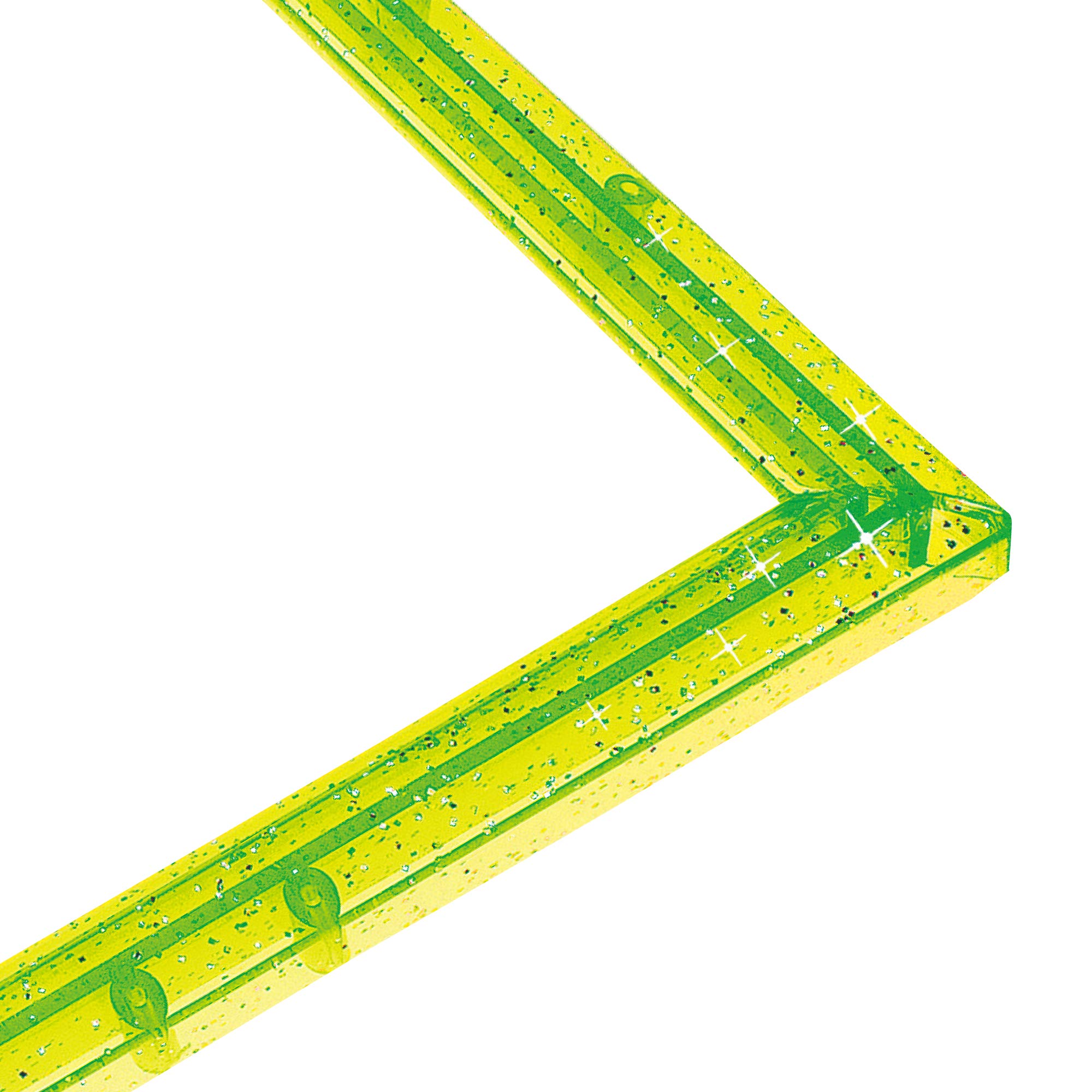 EPOCH Puzzle Frame Crystal Panel Glitter Green 26×38cm Panel No.3 with Stand