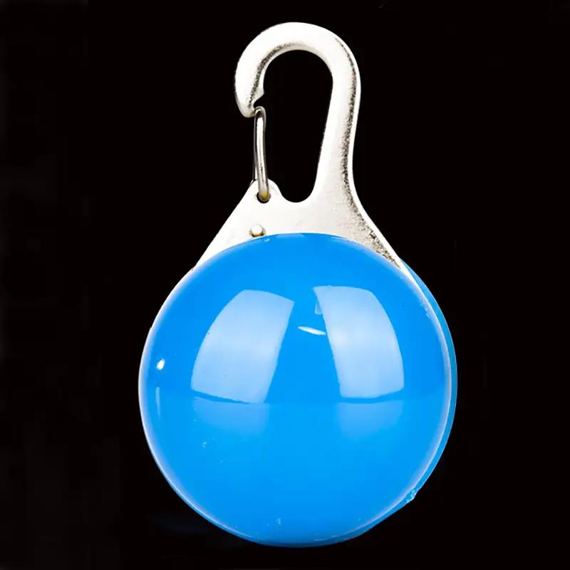 

Яркий светодиодный светящийся ошейник для питомцев с крючковой застежкой – Мигающий фонарик безопасности для собак и кошек в ночное время синий