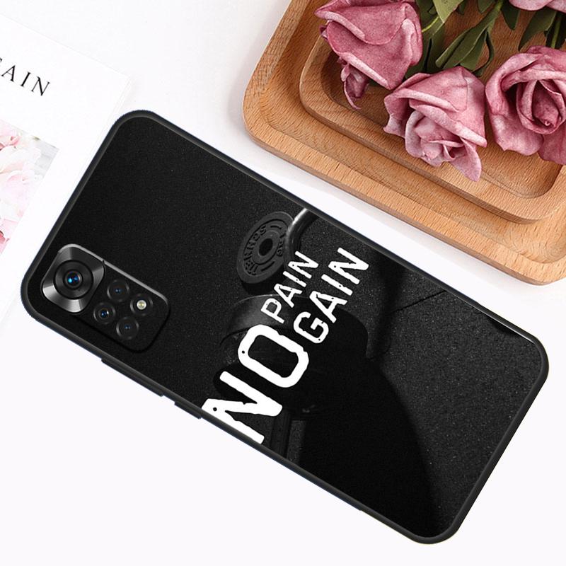 Motivierendes Fitness-Case für Xiaomi Redmi Note 9 10 11 12 13 14 Pro 9S 10S 11S 12S Redmi 14C 13C 10C 12C Hülle