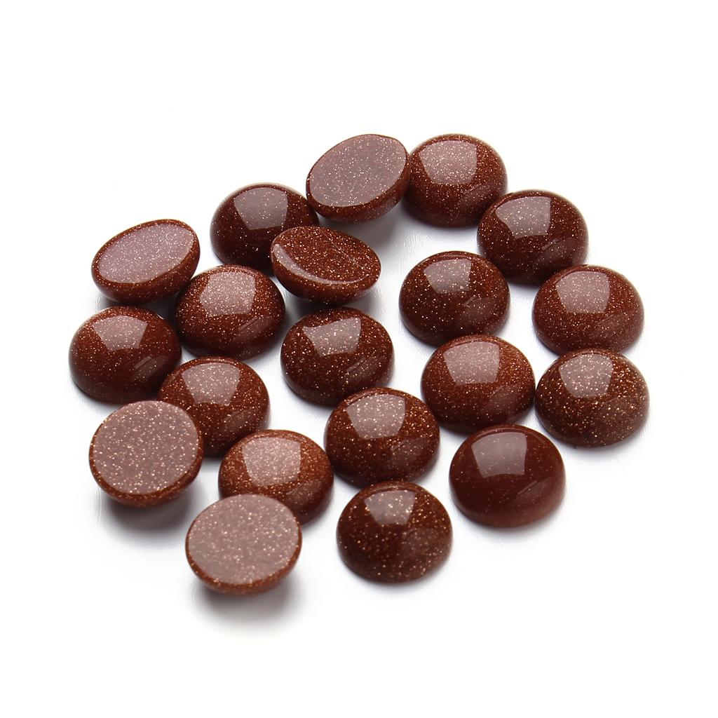 5-10pcs/lot Natural Stone Cabochon 4-25mm Amethyst Tiger Eye Agate Half Round Cabochon For DIY Ring Necklace Jewelry Accessories