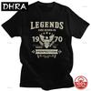 Vintage Legends Are Born In 1970 Tshirt Unisex Short Sleeve Cotton Soft Tee Top Age To Perfection Tshirt 50 Years Birthday Gift Tee