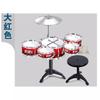 1193 Simulation Large 5 Drum Jazz Drum Stool Baby Children Drum Suit Percussion Toy