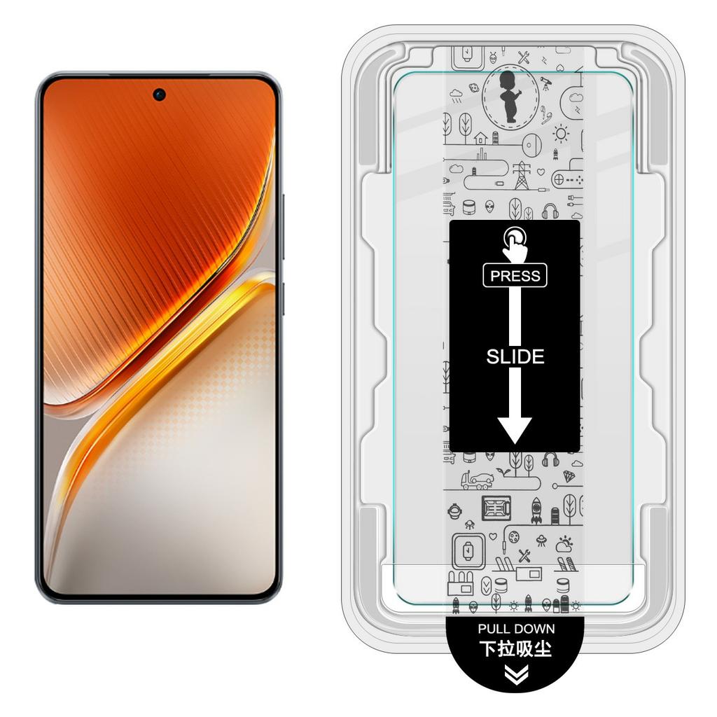 IMAK H Series For vivo iQOO Neo10 5G Tempered Glass Screen Protector Dust-free Installation Film (Fingerprint Unlock)