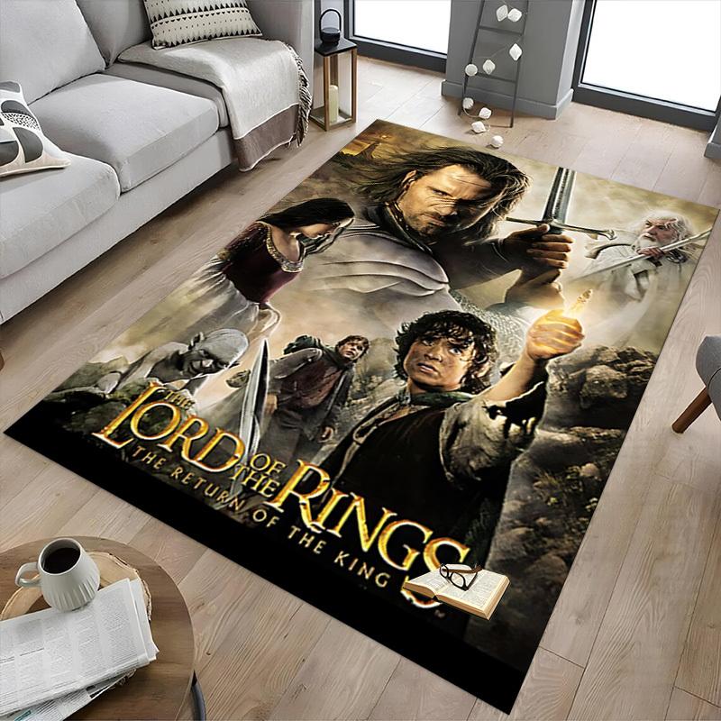 1pc Lord of the Rings Return of the King Carpet, for Home & Office Decor, Desk Chair Carpet, Festive Gift,Conference Room CarpetL1216