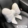 Lovely Bowknot Car Headrest Pillow Plush Neck Protector Cushion Auto Seat Head Support Lumbar Rest for Automobiles