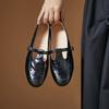 Spring and Summer Handmade Women's Shoes A Niche Retro Mary Jane Lace-up Flat Women's Single Shoe