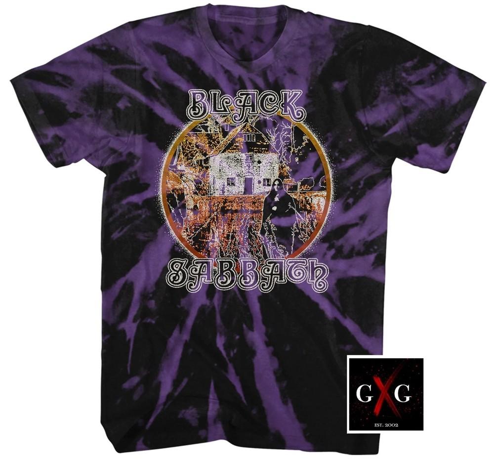 BLACK SABBATH cd cvr WITCH SELF TITLED Official Purple Swirl SHIRT XXL New ozzy Unisex T-Shirt XXXL