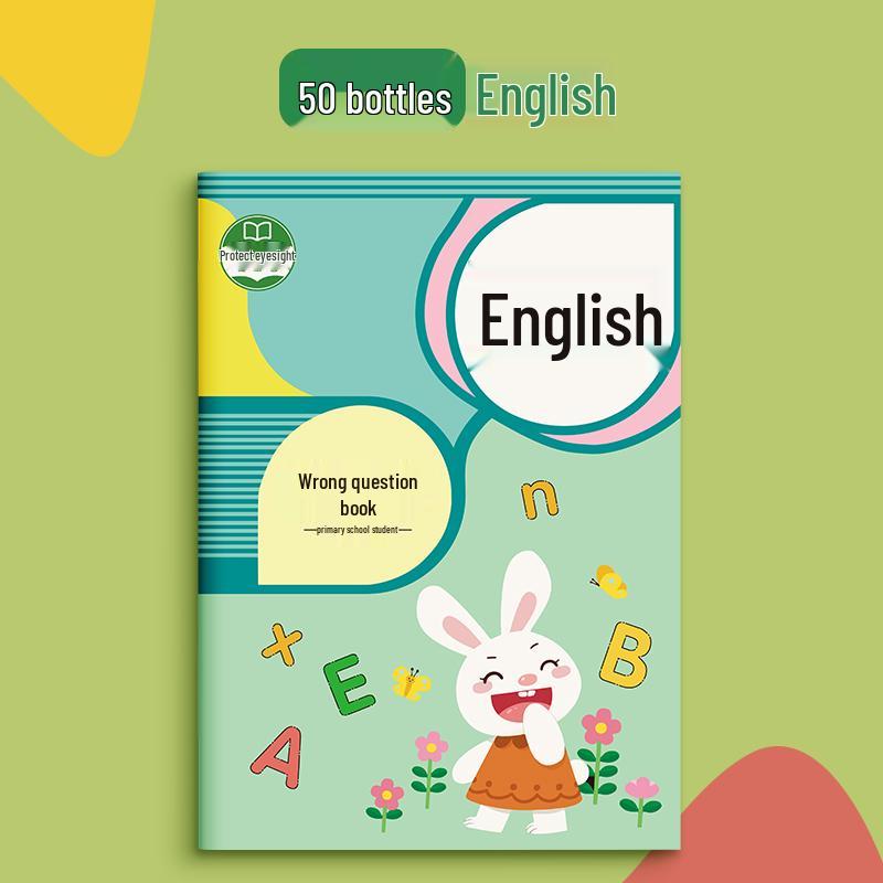 Elementary Math & English Error Correction Notebook, Grades 1-3