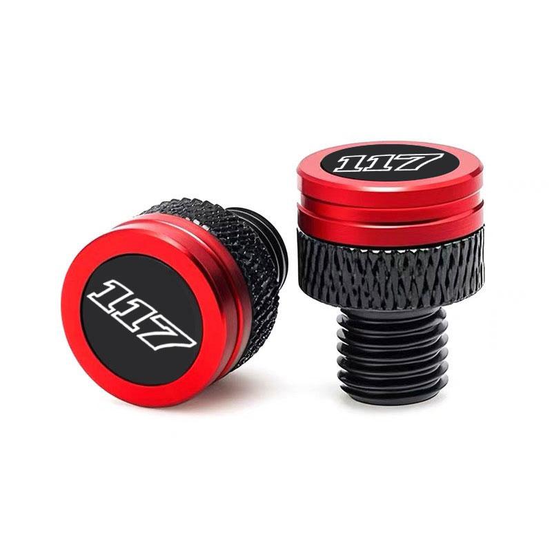 Motorcycle CNC Rearview Side Mirror Hole Cap Plug For Harley Softail Low Rider ST FXLRST FXRST Breakout Touring CVO 117