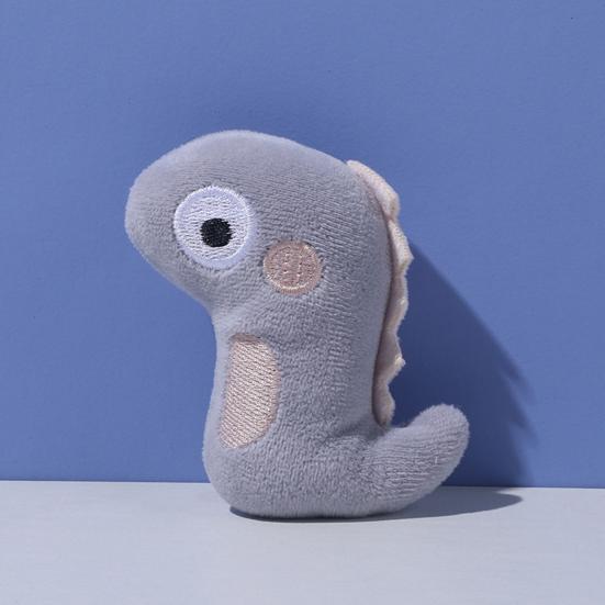 Pet Toy Cartoon Rabbit Duck Dinosaur Shape Portable Cat Toy with Natural Catnip Bite-resistant Soft Velvet Fabric Interactive Play Toy