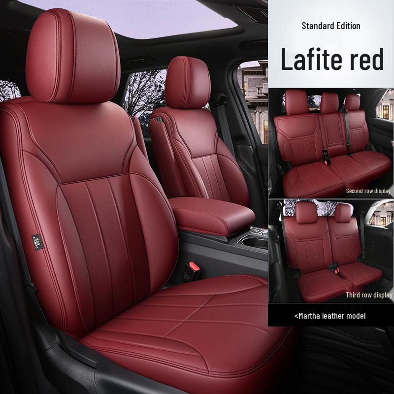 All-Season Universal Leather Seat Cover, Wear-Resistant, Full Coverage, Fits All Car Models
