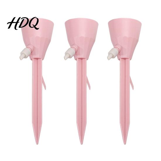 Garden Bed Drip System Flower Waterer Adjustable Self Watering Stakes Hands-Free Easy Install Plant Irrigator Solution for Indoor Outdoor Plants