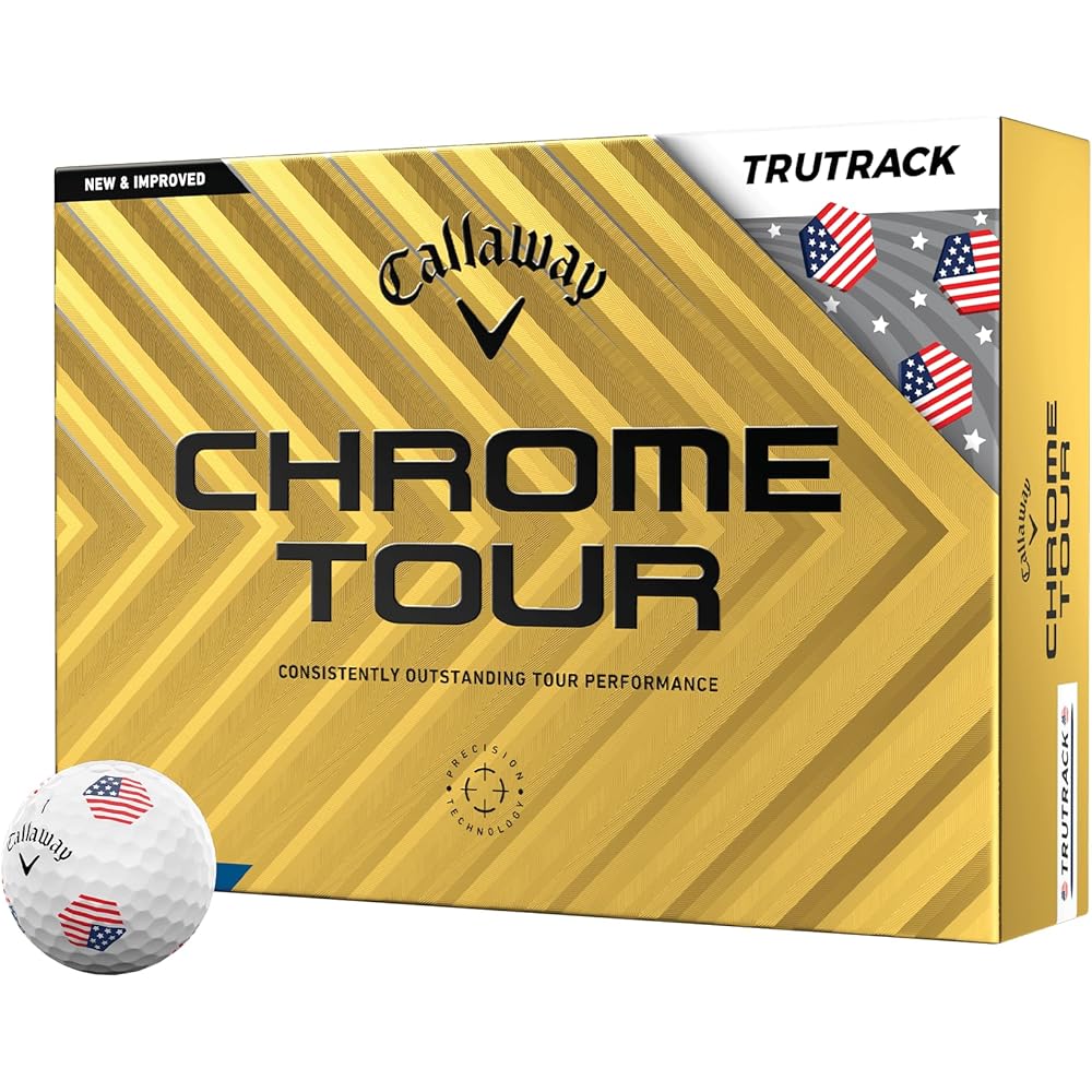 Callaway Chrome Tour 24 TruTrack Golf Balls 4-Piece Structure White