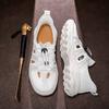 Men's Wide Toe Box Sneakers Casual Sports Slip-on Shoes Barefoot Hollowed Minimalist Design Summer Breathable Plus Big Size