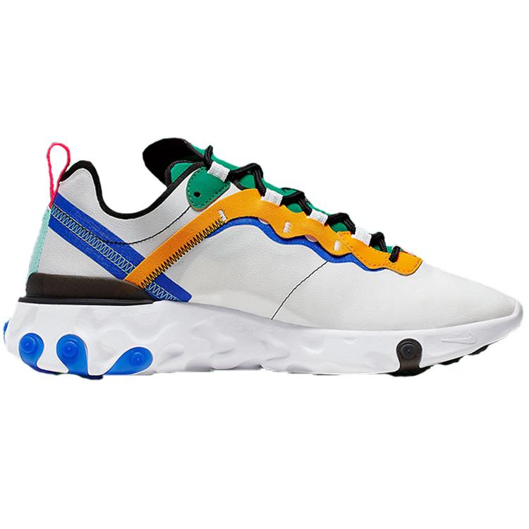 New Nike React Element 55 'White Gold Blue Green' CK2955-161